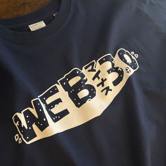 WEB -3.0 2025 SUMMER T-shirt Navy blue